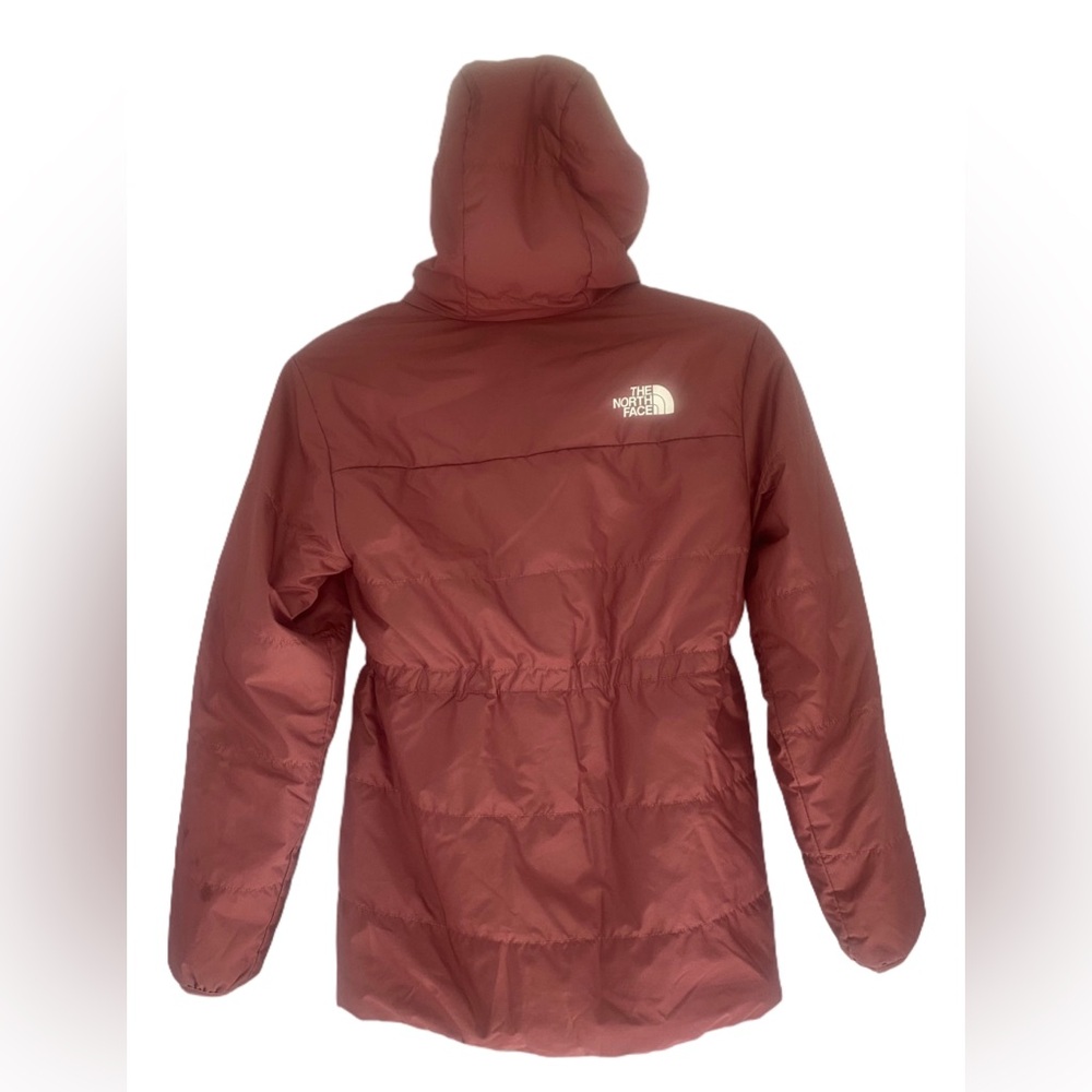 The North Face Girl’s Puffer Jacket in Rust/Burgundy - Picture 2 of 12